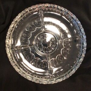 Vintage Crystal 4-Tier Veggie Tray